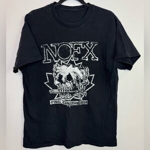 NOFX Final Canadian Tour Black T-Shirt